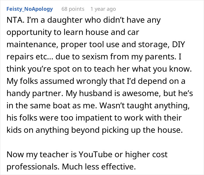 Dad’s Effort To Empower Stepdaughter Backfires, Wife Leaves Mid-Argument Over Gender Roles