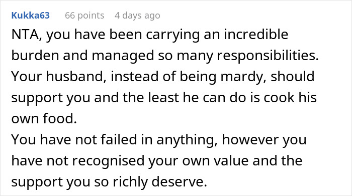 Woman Is Sick Of Catering To Husband’s “Mysterious Symptoms”, Starts Cooking Only For Herself