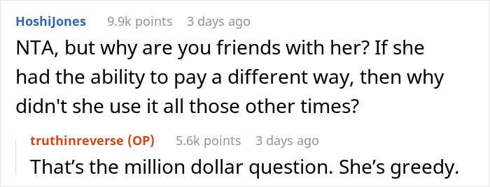 Woman Doesn't Bring Wallet To Dinner With Friend: "Most Disgusted Expression I've Ever Seen"