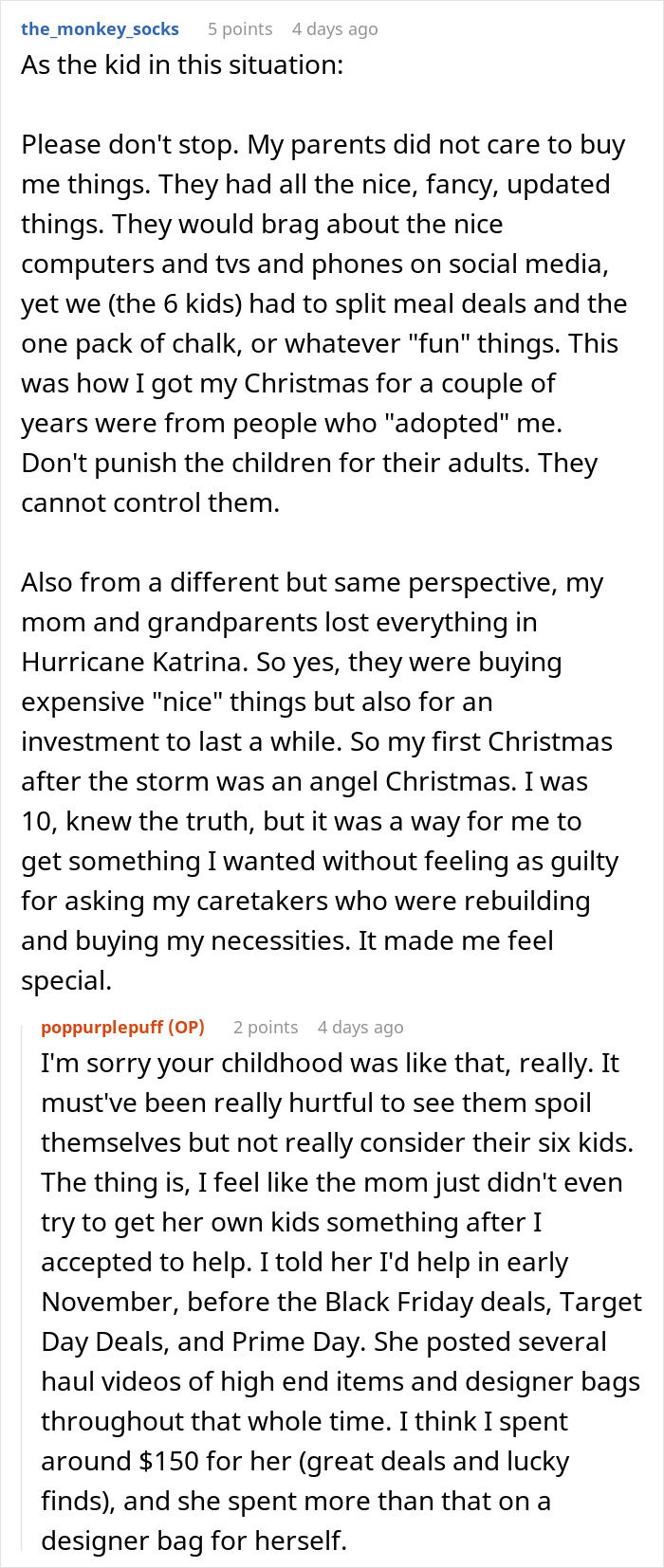 “I Feel So Stupid”: Woman Learns A Harsh Lesson After Donating To A Struggling Family On Holiday