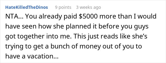 Man Gets A Harsh Reality Check Online After Venting About GF Using Him To Fund Her Trip