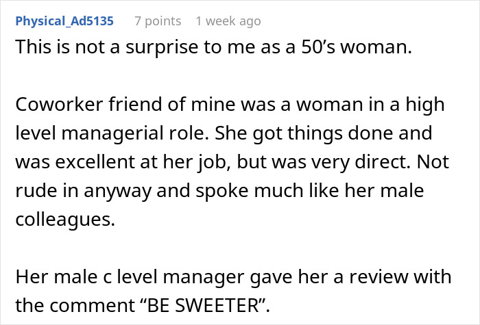 Comment on women's email style seen as unprofessional by coworkers.