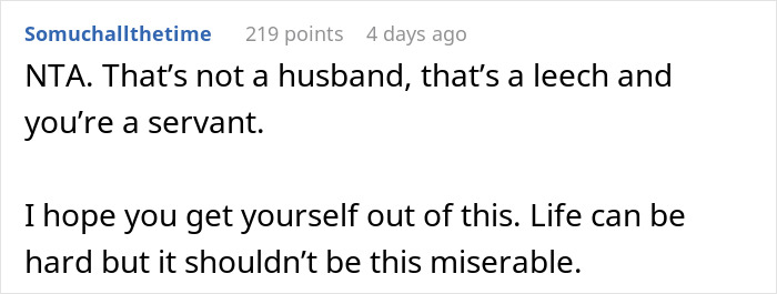 Woman Is Sick Of Catering To Husband’s “Mysterious Symptoms”, Starts Cooking Only For Herself