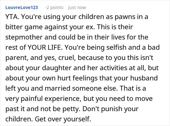 “AITA For Telling My Ex’s Sterile Affair Partner To Have Her Own Daughter?”