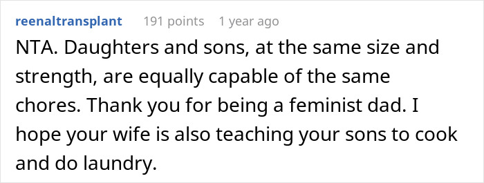 Dad’s Effort To Empower Stepdaughter Backfires, Wife Leaves Mid-Argument Over Gender Roles