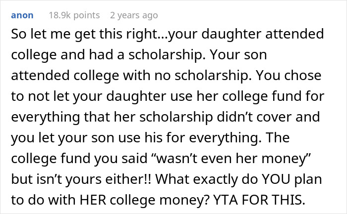 Parents Confused When Daughter Pulls Away After They Paid For Son’s Education But Not Hers