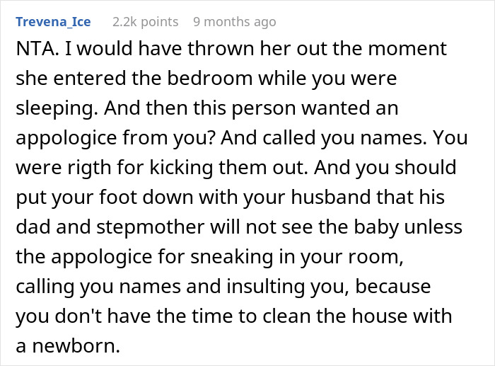 New Mom Calls Cops On In-Laws After They Barricade Themselves In Her Guest Room, Refusing To Leave