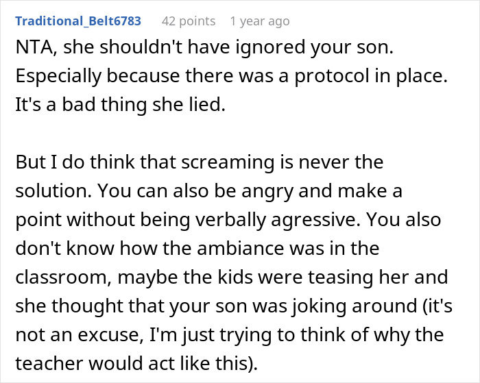 Teacher Reduced To Tears After Dad Berates Her For Ignoring His Son's Warnings That He's Unwell