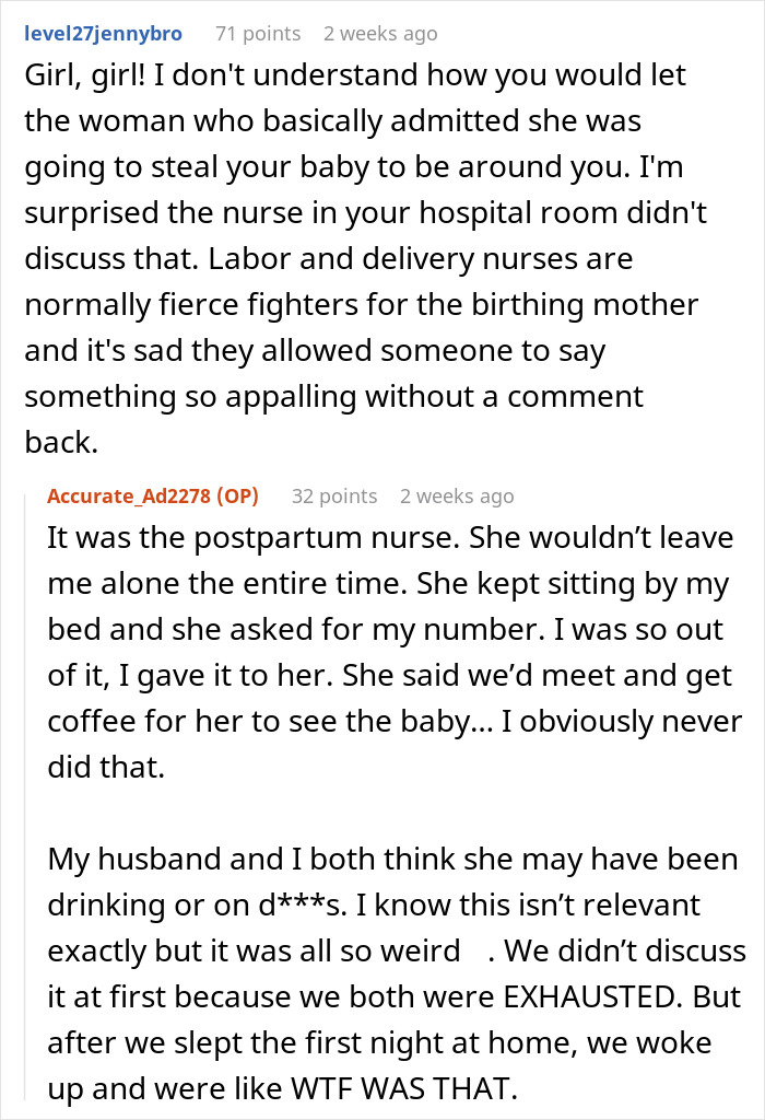 New Mom Deeply Upset With MIL, Calls Her Out For Wanting To Claim Newborn Baby As Hers