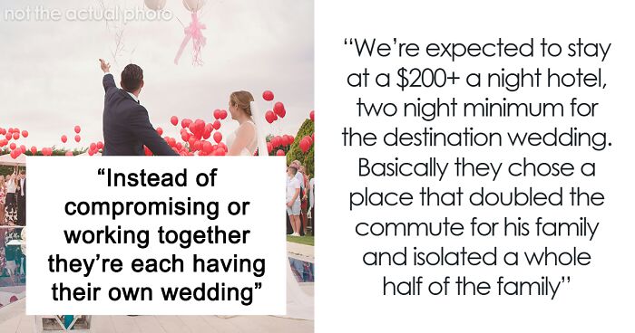 Couple Expects Guests To Attend Their Two Weddings With Gifts Because They Can’t Compromise