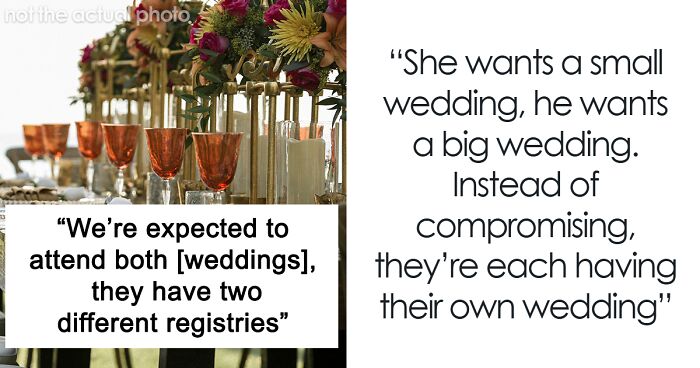 Two Separate Weddings For Bride And Groom Leave Guests Scratching Their Heads In Confusion