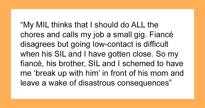 Couple’s Genius Fake Break-Up Plan Leaves Overbearing MIL Scrambling To Undo The Damage