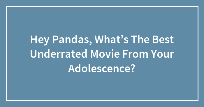 Hey Pandas, What’s The Best Underrated Movie From Your Adolescence?