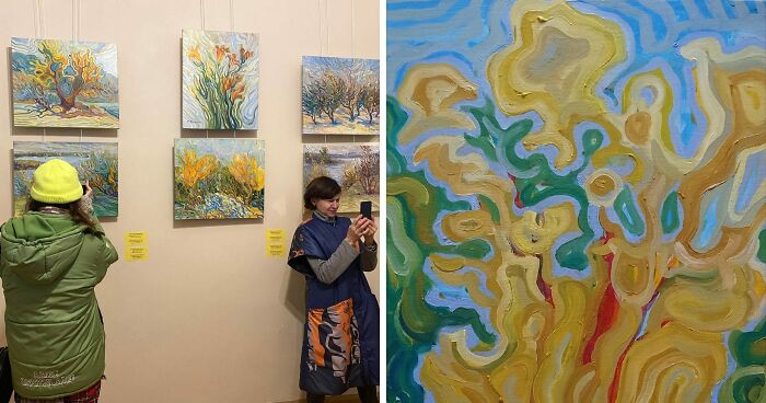 I Opened An Exhibition Of Paintings In The Frontline Zone Of Ukraine (27 Pics)