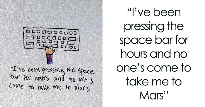 40 Hand-Drawn Little Reminders That Being A Human Is Messy And That Is OK, By Sophia