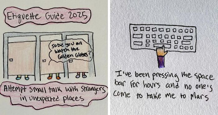 40 Heartfelt Drawings That Gently Remind Us To Find Joy In Everyday Moments, By This Artist