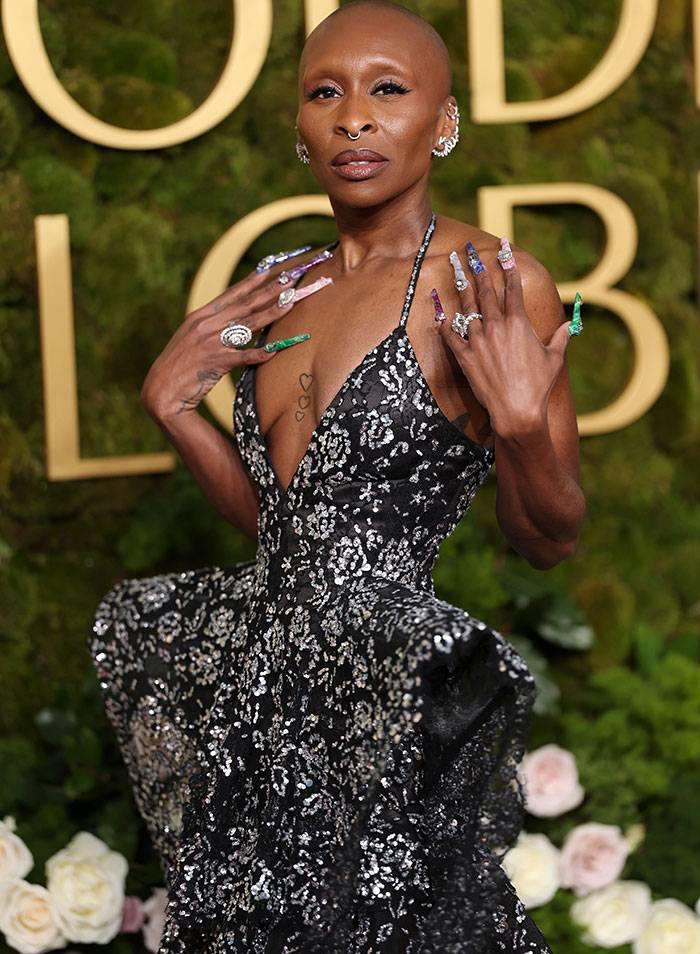 "Won't Need A Fork": Cynthia Erivo & Ariana Grande Go Wicked With Their Golden Globes Outfits