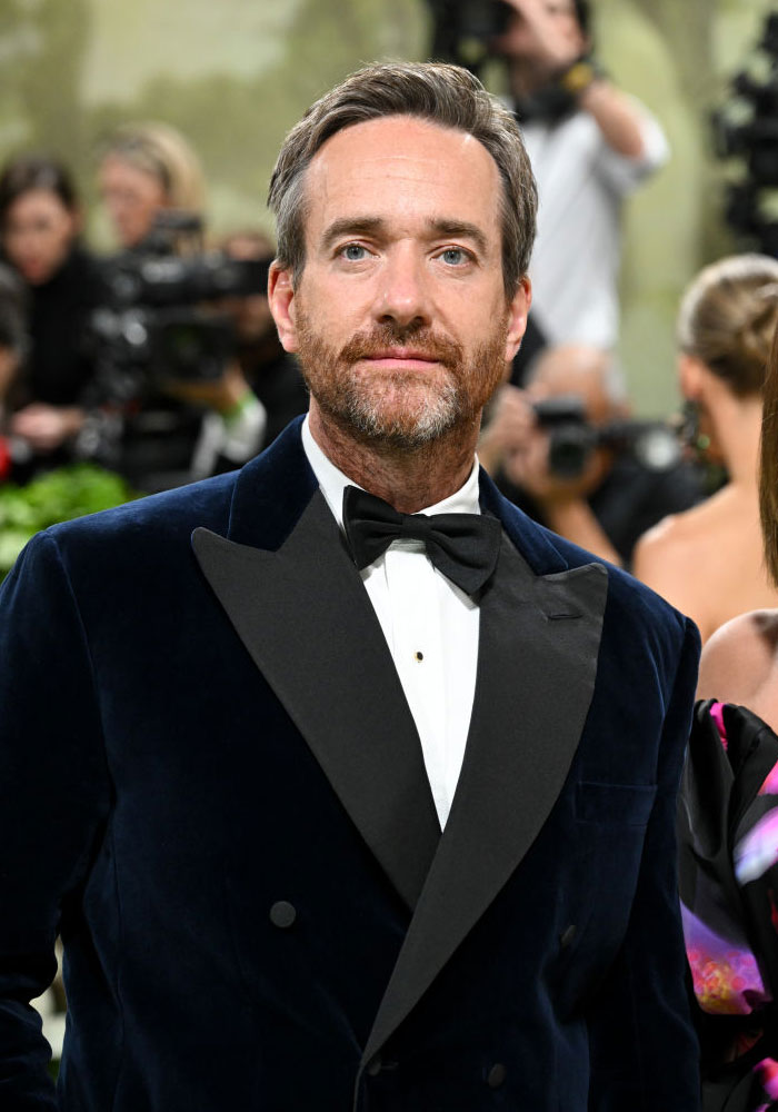 Matthew Macfadyen in a tuxedo at a formal event, related to Deadpool cast and cameo discussions.