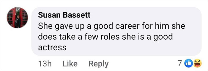 Susan Bassett's comment about Deborra-Lee Furness acting career with reactions.