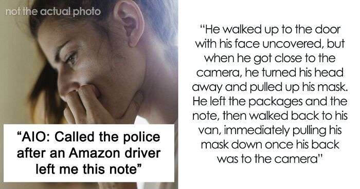 Delivery Guy’s Creepy Note Brings Woman’s Past Trauma Back, Calls The Police