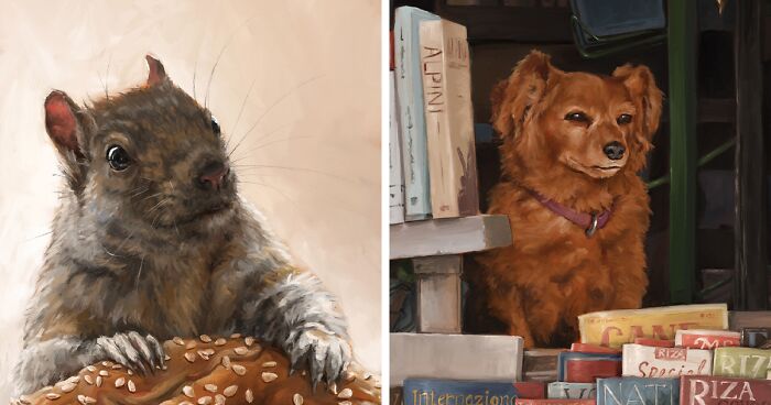 I Bring Animals To Life In My Digital Paintings (17 Pics)