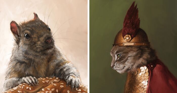 I Bring Animals To Life In My Digital Paintings (17 Pics)