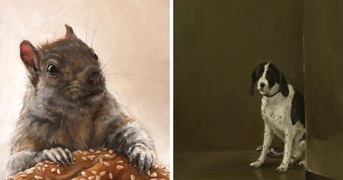 I Bring Animals To Life In My Digital Paintings (17 Pics)