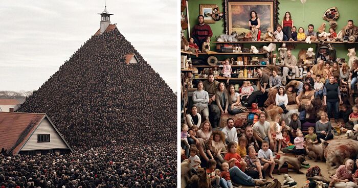 23 AI Images By Alkan Avcıoğlu That Explore The Overpopulation Of Our Times