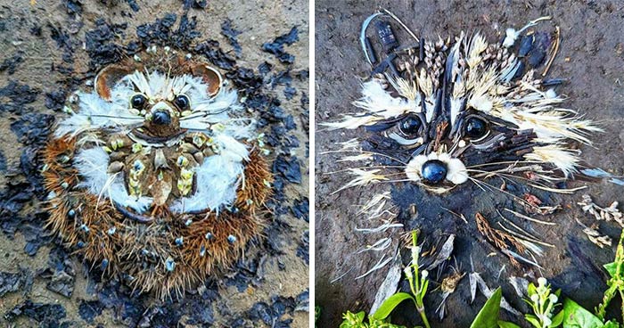 This Artist Works In Nature And Uses Only The Materials Available To Create Beautiful Artwork (43 Pics)