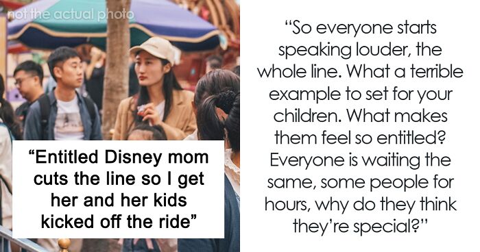 Entitled Family Cuts In Line At Disney World, Gets Kicked Off The Ride Instead