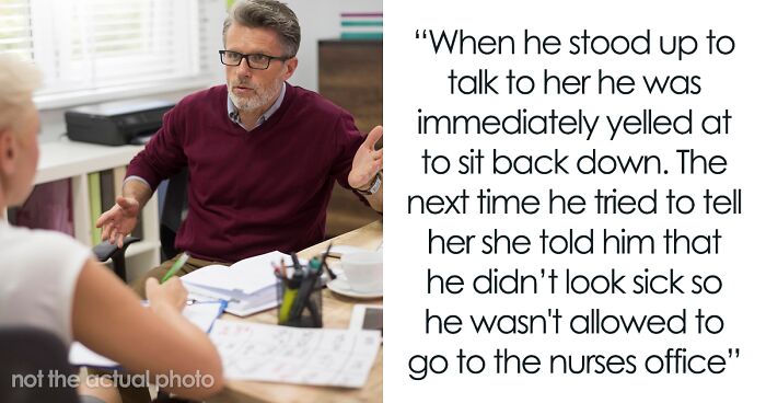 13yo Keeps Telling Teacher He’s About To Faint, She Yells At Him, Acts 