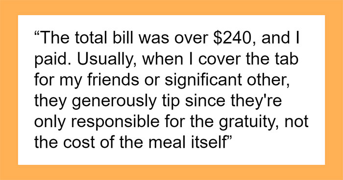 Cheap Tippers Lose Their Free Meals After Woman’s Fiancé Quits Paying For Their Restaurant Bills