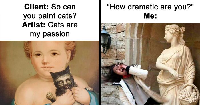 73 Times Great Works Of Art Were The Perfect Canvas For Hilarious Memes (New Pics)