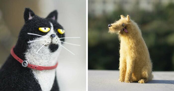 50 Quirky Animal Dolls That Might Make You Smile, Created By This Georgian Artist