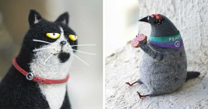 Strange Art Dolls: 50 Funny-Looking Animal Dolls Created By This Georgian Artist