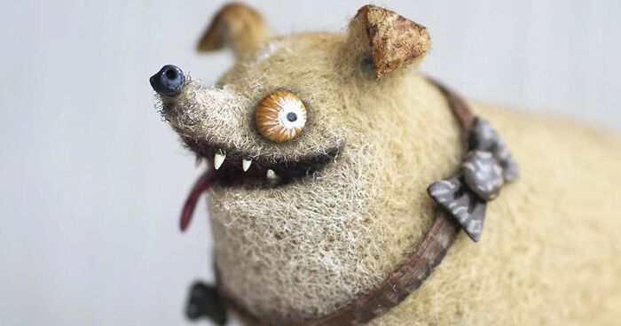 Georgian Artist Creates Funny-Looking Animal Dolls And Other Creatures (50 Pics)