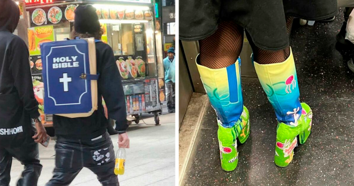 Hold My Bagel: 30 Iconically Bizarre Fashion Looks That Got Spotted In NYC