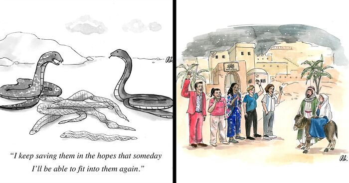 This New Yorker Cartoonist Might Make You Laugh With Her Witty Single-Panel Comics (20 New Pics)