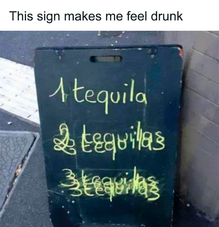 Drunk Alcohol Sign