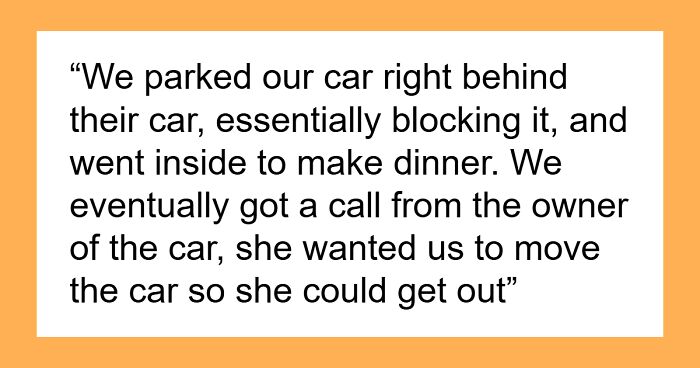 Tourists’ Cars Block Man's Driveway, He Blocks The Cars, Enjoys Watching TV Show While They Huff