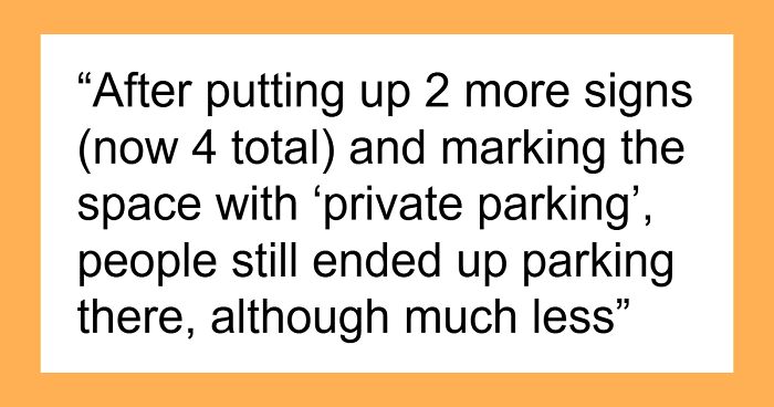 Homeowner Gets The Last Laugh By Parking Behind Tourists Who Keep Blocking Their Driveway For Hours