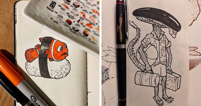 Bringing Pop Culture Characters To Life: 27 Drawings By Ed Harrington