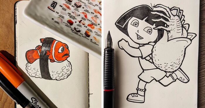 27 Drawings That Bring Pop Culture Characters To Life By Ed Harrington