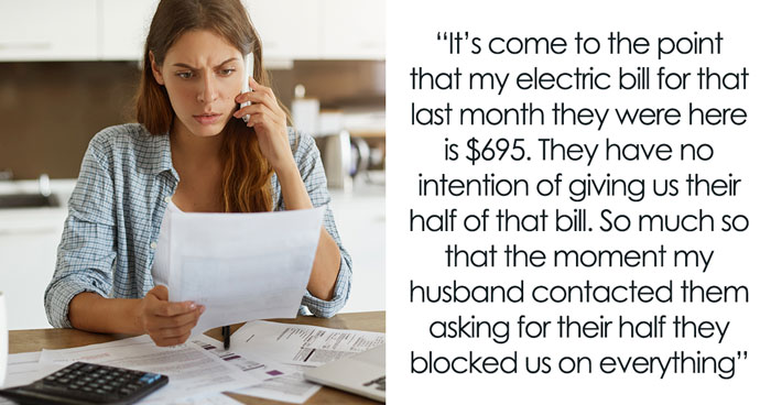 Woman Considers Suing Her Husband’s Family After They Rack Up Their Bill And Refuse To Pay It