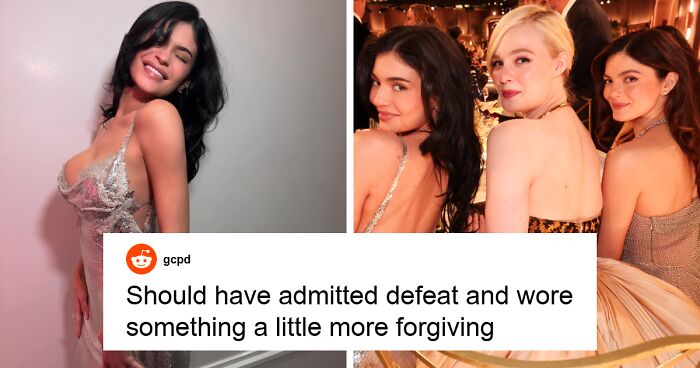 Amid Timothée Chalamet Kiss, Kylie Jenner Battles Wardrobe Malfunction At Golden Globes