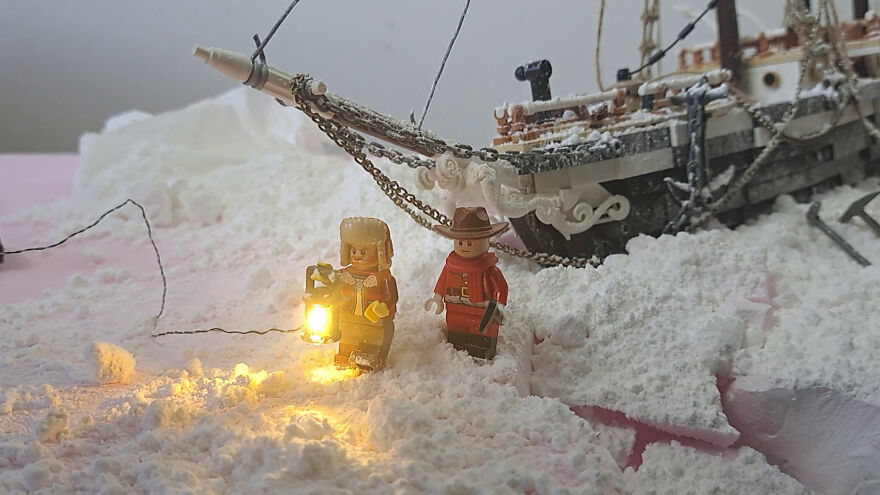 What Do You See? A Ship? Look At It Again! What Do You See Now? I Recreated The Legendary Expedition With LEGO (19 Pics + Video)