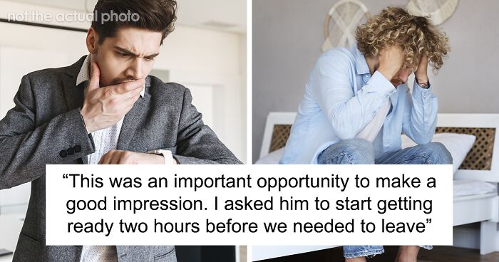 Man Upset Partner Left To Work Dinner With Boss Alone As He Took Too Long To Get Ready