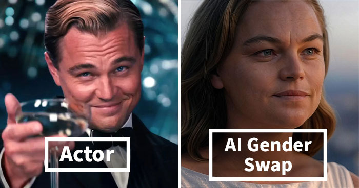 These 18 AI Pics Turn Famous Hollywood Male Actors Into Women, And The Results Are Wildly Entertaining