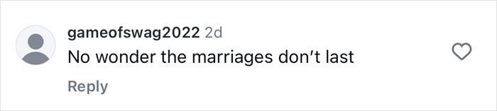 Comment on brides' bachelorette party behavior by gameofswag2022, expressing doubt about marriage longevity.