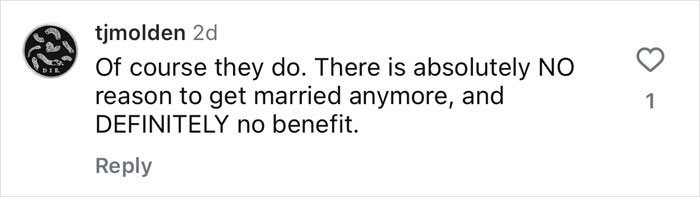 Comment about marriage and bachelorette parties in response to a male stripper's insights.